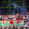 The art performance at the opening ceremony for the 2025 Bauhinia Flower Festival and the eighth Dien Bien Cultural, Sports and Tourism Festival