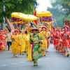 The Mother Goddess ritual in the Hue Nam Temple Festival takes place on the streets of Hue.