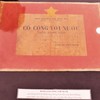 Kim Dong’s certificate of merit on display at “Vietnamese Children steadily marching into the new era” exhibition