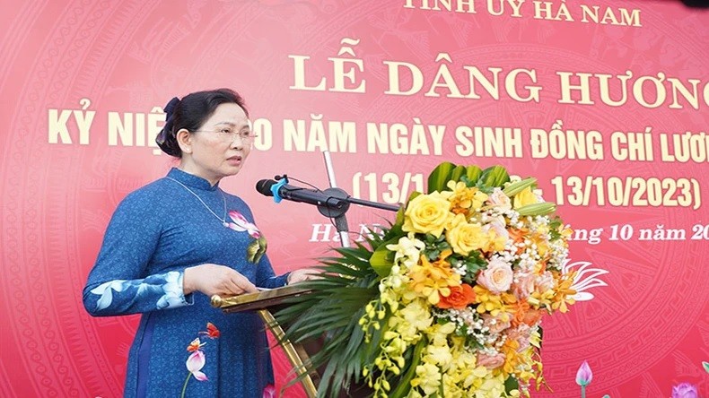 Ceremony marks the 120th birth anniversary of comrade Luong Khanh Thien ...