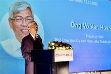 Vo Van Hoan, Vice Chairman of the People’s Committee of Ho Chi Minh City addresses the event (Photo: VNA)