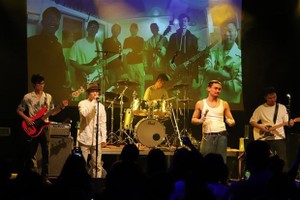Members of Thich C-A band at VNBU 2023 music show in Germany. (Photo: VNA) 