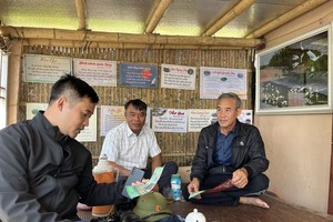 Phan Van Tiep’s accommodation is the gathering place of the buffer zone self-managed team.