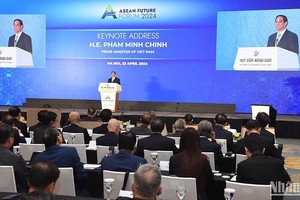 Prime Minister Pham Minh Chinh at the ASEAN Future Forum 2024 (Photo: NDO)