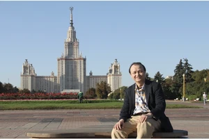 Assoc. Prof., Dr Le Thanh Binh during his visit to Moscow State University (MGU), Russian Federation.