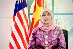 Deputy Ambassador of Malaysia to Vietnam Cik Aida Safura Niza Othman (Photo: VNA)