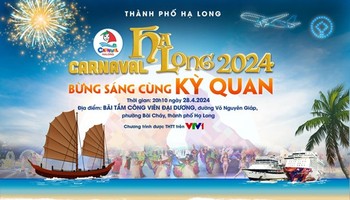 Carnaval Ha Long 2024 festival in the northern province of Quang Ninh is slated for April 28 evening. (Photo: baoquangninh.vn)