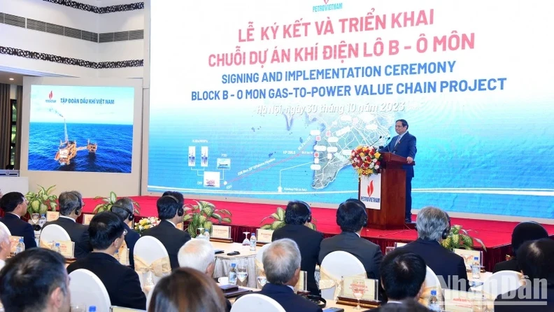 PM Pham Minh Chinh attends launching ceremony of Block B – O Mon gas-to ...