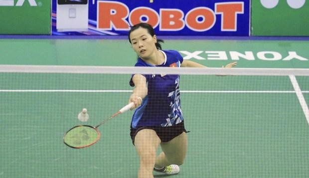 Nguyen Thuy Linh, Vietnam's top female badminton player (Photo: VNA)