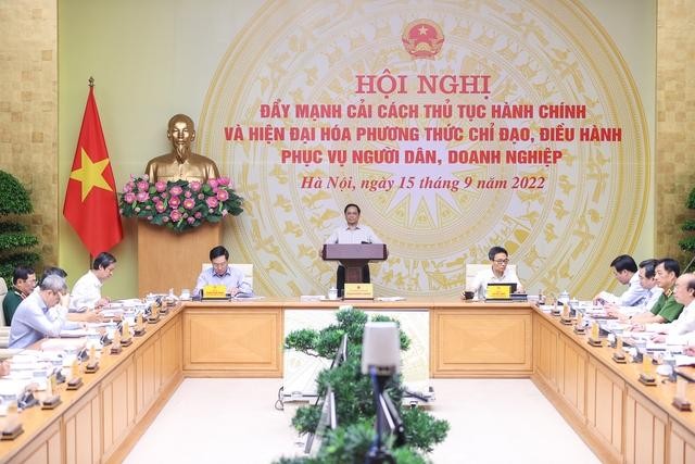 Prime Minister Pham Minh Chinh speaking at the meeting (Photo: VGP)
