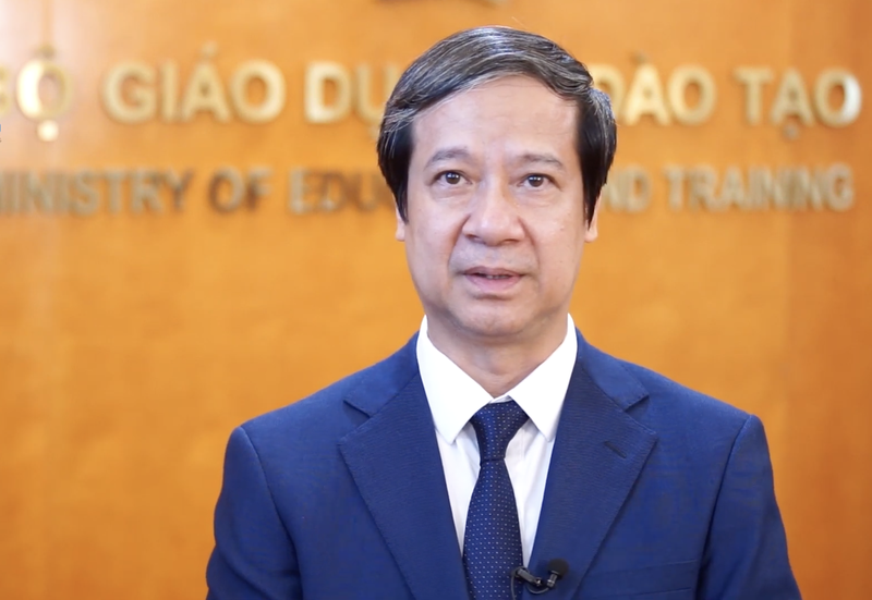 Minister of Education and Training Nguyen Kim Son.
