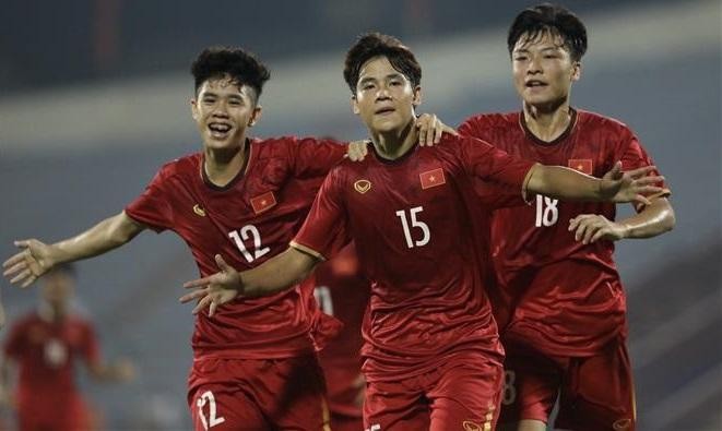 Vietnam beat Chinese Taipei 4-0 in the AFC U17 Asian Cup 2023’s qualifiers. (Photo: VNA)