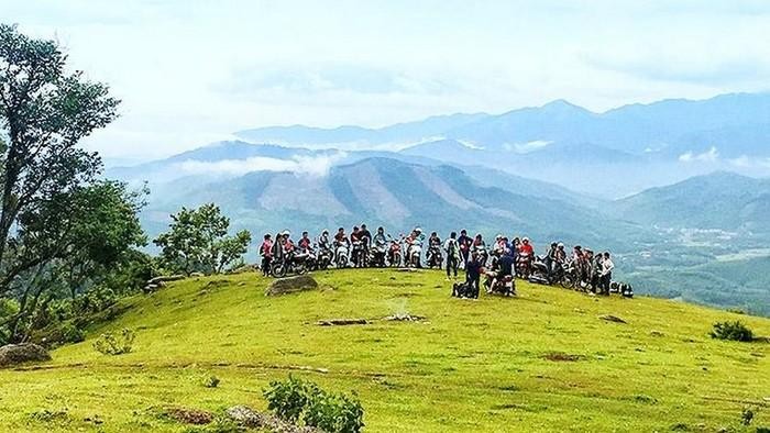 Dong Cao steppe is located in Ga Hamlet, Thach Son Commune, Son Dong District, in the northern province of Bac Giang. (Photo: NDO)