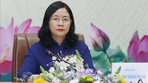 Bui Thi Minh Hoai, Secretary of the Party Central Committee and Chairwoman of its Commission for Mass Mobilisation. (Photo: VNA)