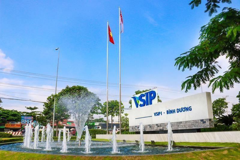 VSIP has become a symbol of economic cooperation between Vietnam and Singapore. (Photo: congthuong.vn)