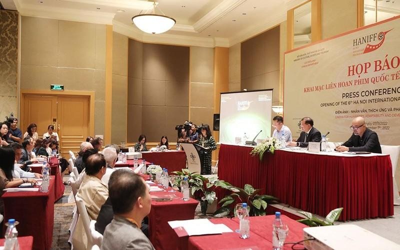 At the press conference for the 2022 HANIFF (Photo: NDO)