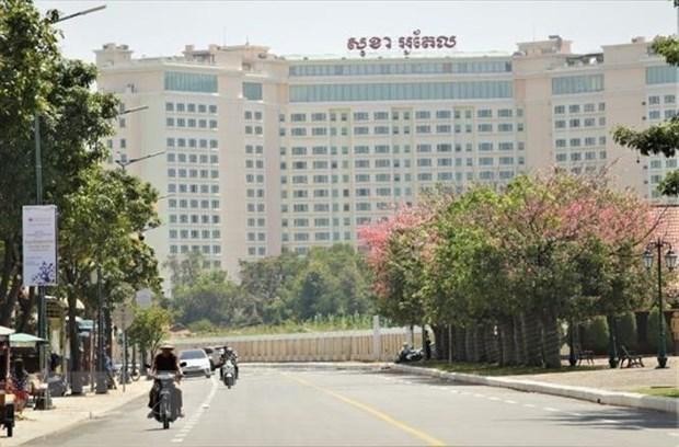Sockha Phnom Penh Hotel, where the 2022 ASEAN Summits are being held. (Photo: VNA)