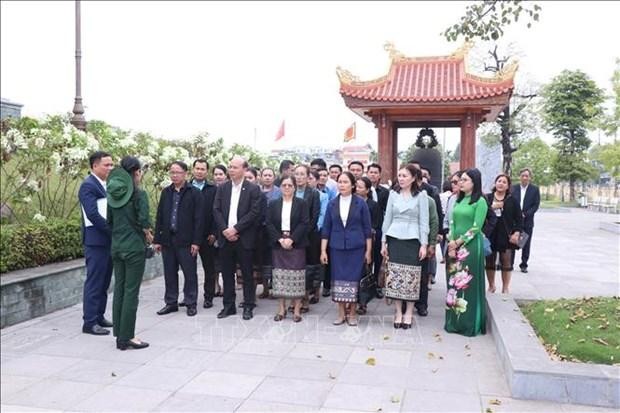 At the national relic site dedicated to 60 young martyrs. (Photo: VNA)