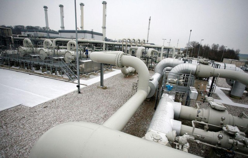 A general view of the WINGAS gas storage facility near the northern German town of Rehden January 7, 2009. (Photo: REUTERS)