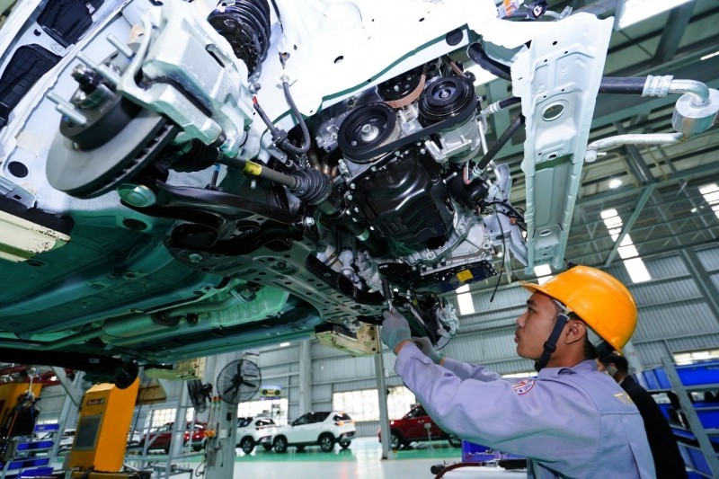 The index of industrial production in 2022 is set to grow by over 9% year on year. (Photo: moit.gov.vn)