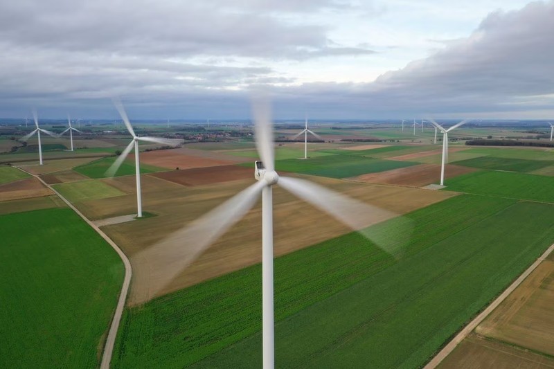 A wind farm in France. (Photo: Reuters)