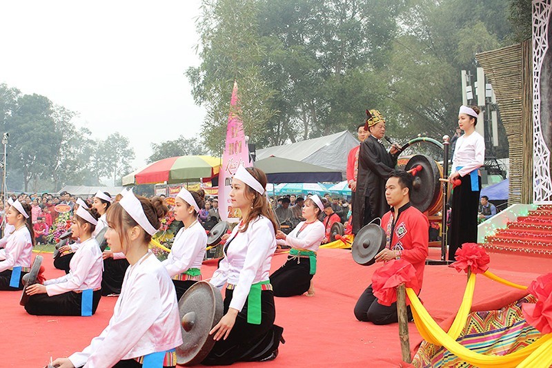 The practice of Mo Muong rituals in Hoa Binh Province. (Photo: Khanh Linh)