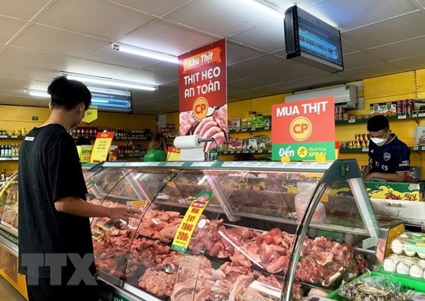 In January, Vietnam imports 35,440 tonnes of meat and meat products worth 74.13 million USD. (Photo: VNA)