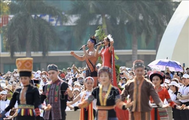 The Buon Ma Thuot Street Festival opens on March 10 in the Central Highlands province of Dak Lak, as one of the highlights of the ongoing 8th Buon Ma Thuot Coffee Festival. (Photo: VNA)