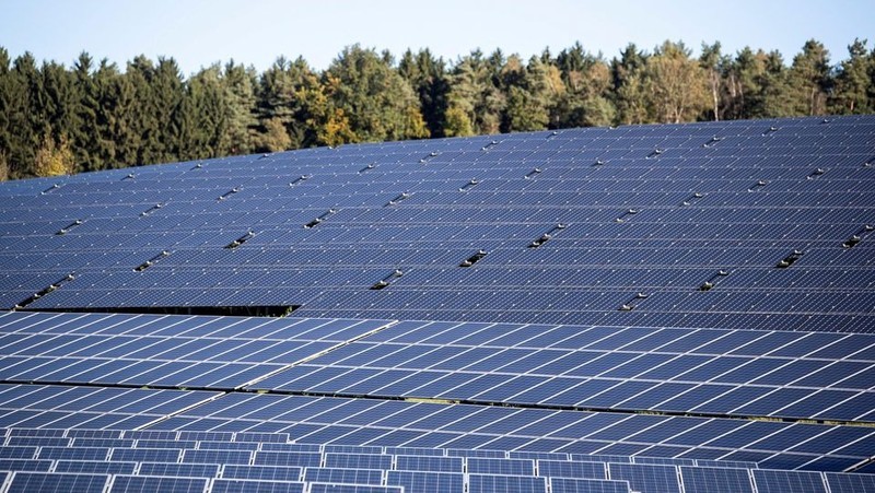 A solar power plant in Germany. (Photo: Reuters)