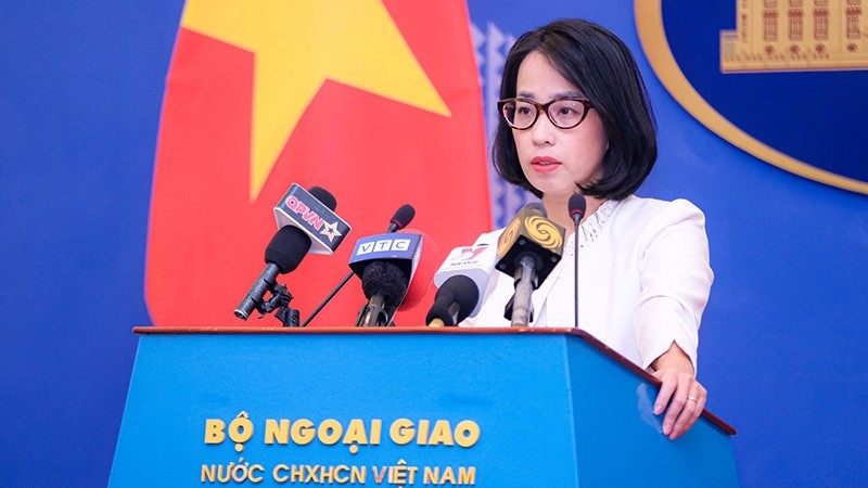 Deputy Spokeswoman of the Ministry of Foreign Affairs Pham Thu Hang 
