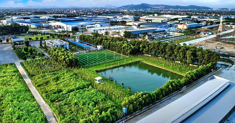 Nam Cau Kien Eco-Industrial Park in Thuy Nguyen District, Hai Phong City. (Photo by Hong Diep)