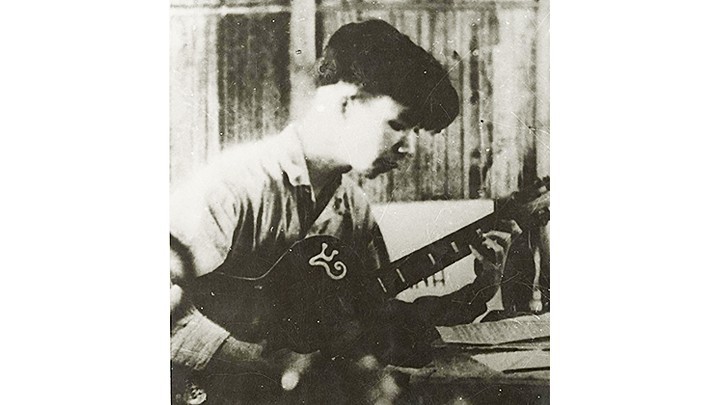 Musician Van Cao in 1947. (Photo: Tran Van Luu)