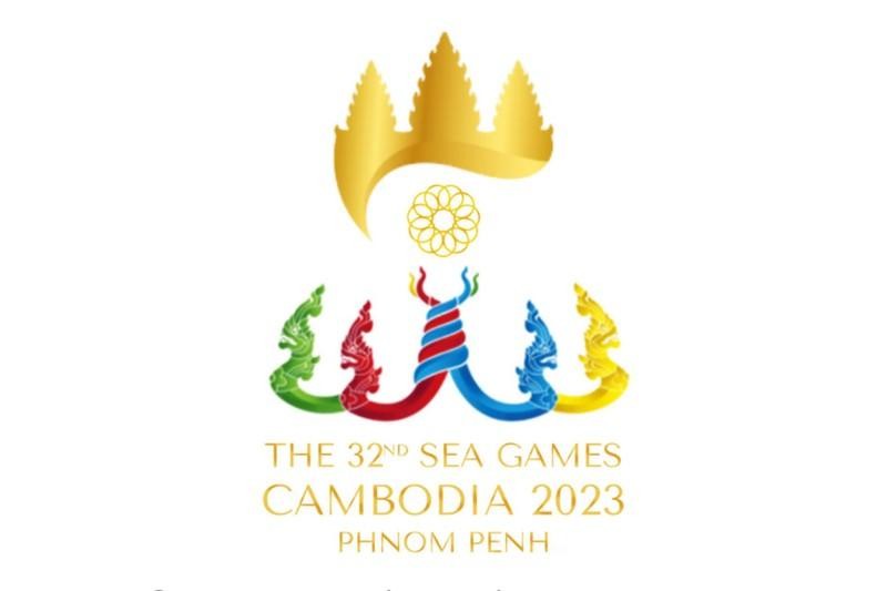 The SEA Games 32 logo in Cambodia.