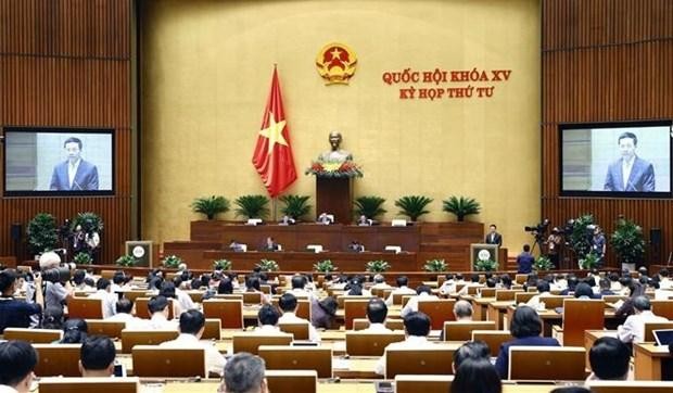 At a working session of the National Assembly (Photo: VNA)