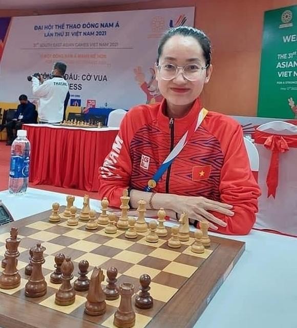 WGM Vo Thi Kim Phung seen at the 31st SEA Games in Vietnam in May. She pockets a bronze medal from the Asian Continental Chess Championship in New Delhi, India. Photo sggp.org.vn