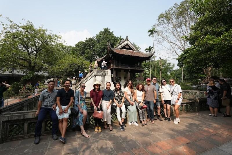The fam trip delegation from Australia had interesting experiences in Hanoi.