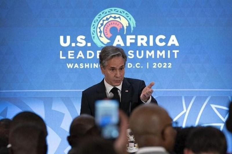 US Secretary of State Antony Blinken speaks at the US-Africa Leaders Summit. (Photo: AFP/VNA)