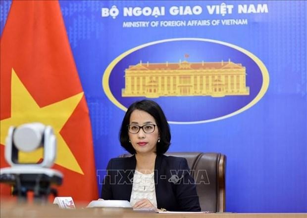 Deputy spokeswoman Pham Thu Hang (Photo: VNA) 