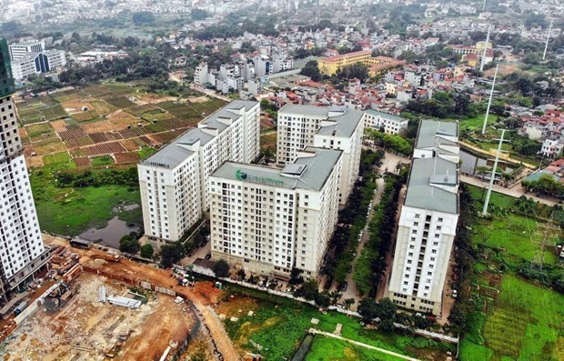 Real estate posted the highest credit growth among sectors in 2022. (Photo: VNA)