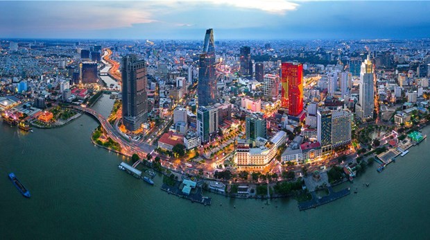 A view of HCM City from above (Photo: VNA)
