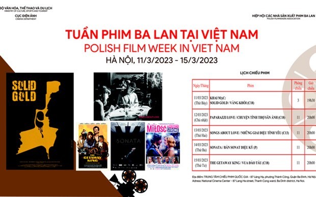 The poster of the film week (Photo: Vietnam Cinema Department)