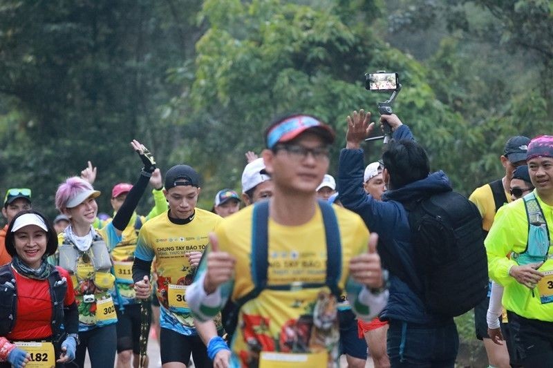 The running tournament attracted more than 500 participants.