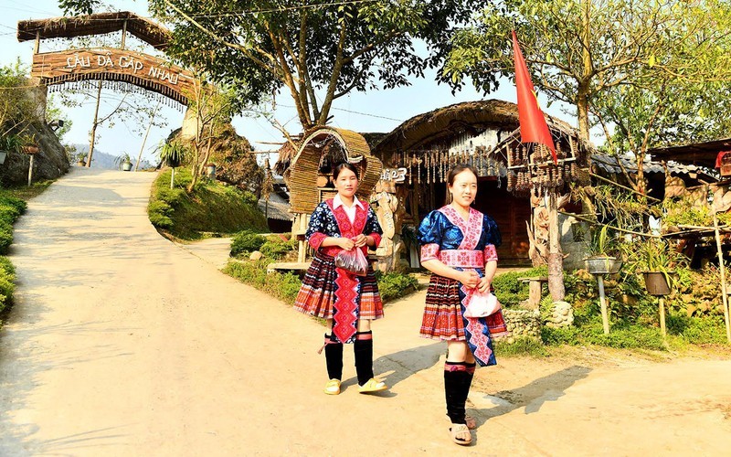 Lao Chai community tourism village 1 belongs to Khun Ha commune, Tam Duong district. (Photo: NGUYEN DANG)