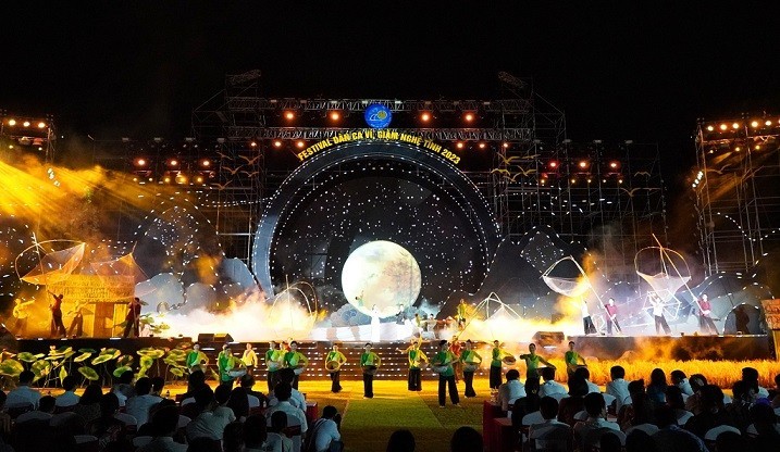 Nghe Tinh Vi - Giam Folk Song Festival 2023 opens