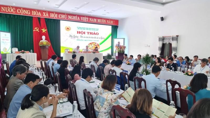 Seminar honours cultural food of Quang Nam’s signature noodle 