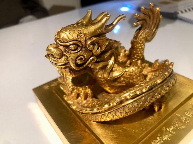 The Nguyen Dynasty’s imperial seal (Photo: Ministry of Culture, Sports and Tourism)