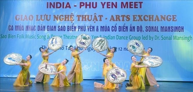 A performance by Vietnamese artists at the event (Photo: VNA)