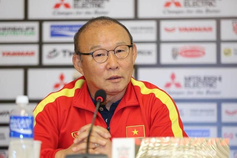 Hoad coach Park Hang-seo at the press conference (Photo: VFF)
