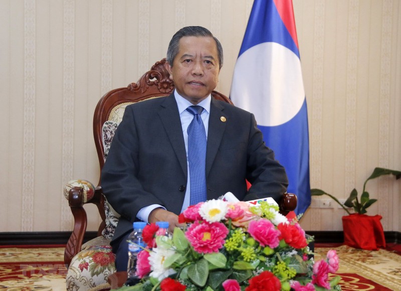 Boviengkham Vongdara, member of the Central Committee of the Lao People's Revolutionary Party, Minister of Science and Technology of Laos, and President of the Laos-Vietnam Friendship Association (Photo: VNA)