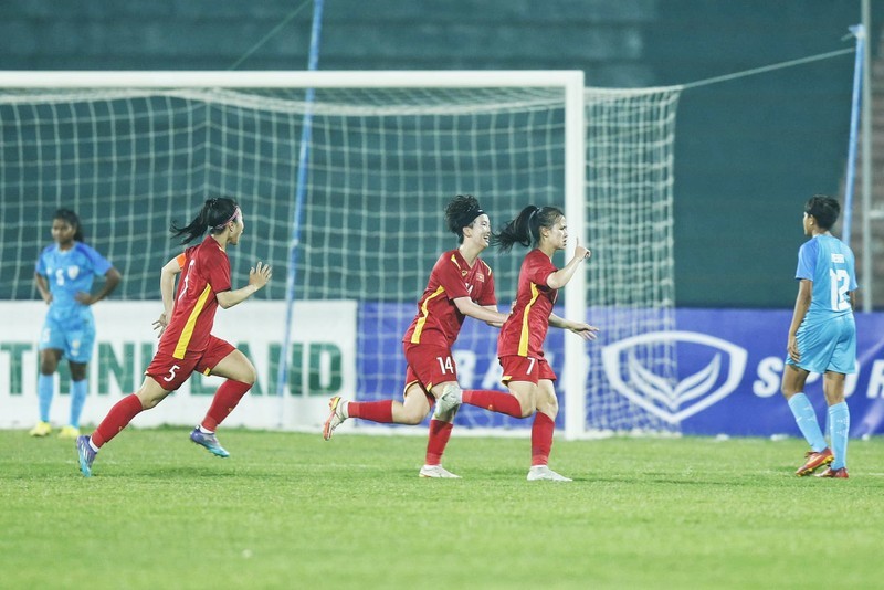 Vietnam advance to the next round of AFC U20 Women’s Asian Cup. (Photo: VFF)